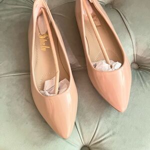 SHEIN Nude Pink Pointed Flats
